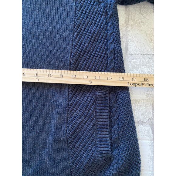 CAbi Countryside Cable Knit Sweater Cardigan Cozy Stylish Fall Layer Pockets XS - Picture 6 of 12